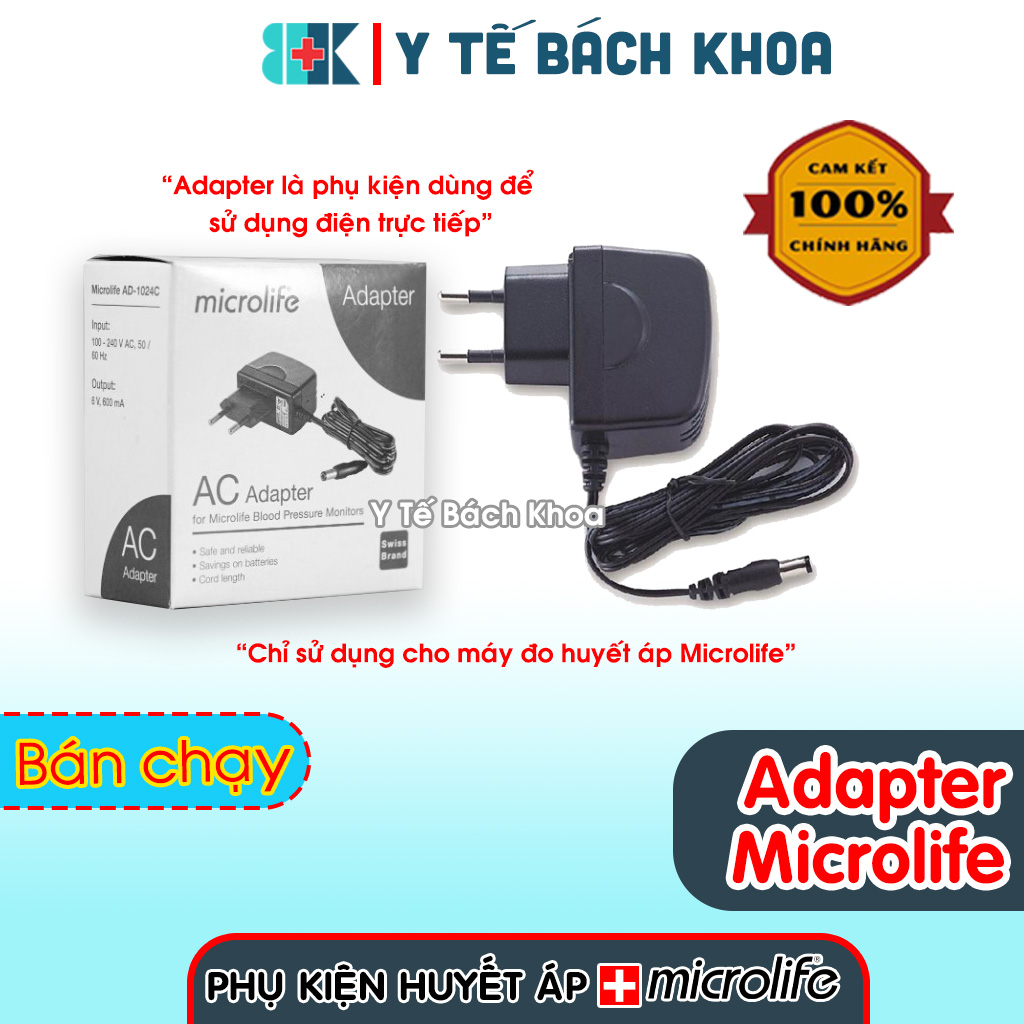 Adapter Máy Đo Huyết Áp Microlife