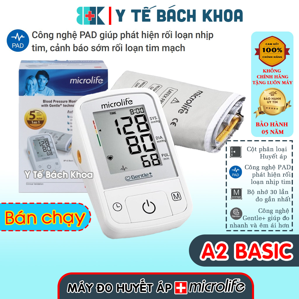 Máy đo huyết áp Microlife BP A2 Basic