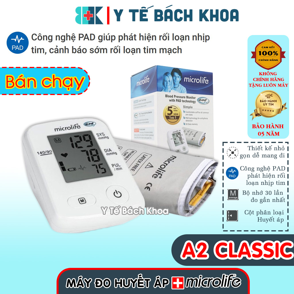 Máy đo huyết áp Microlife BP A2 Classic